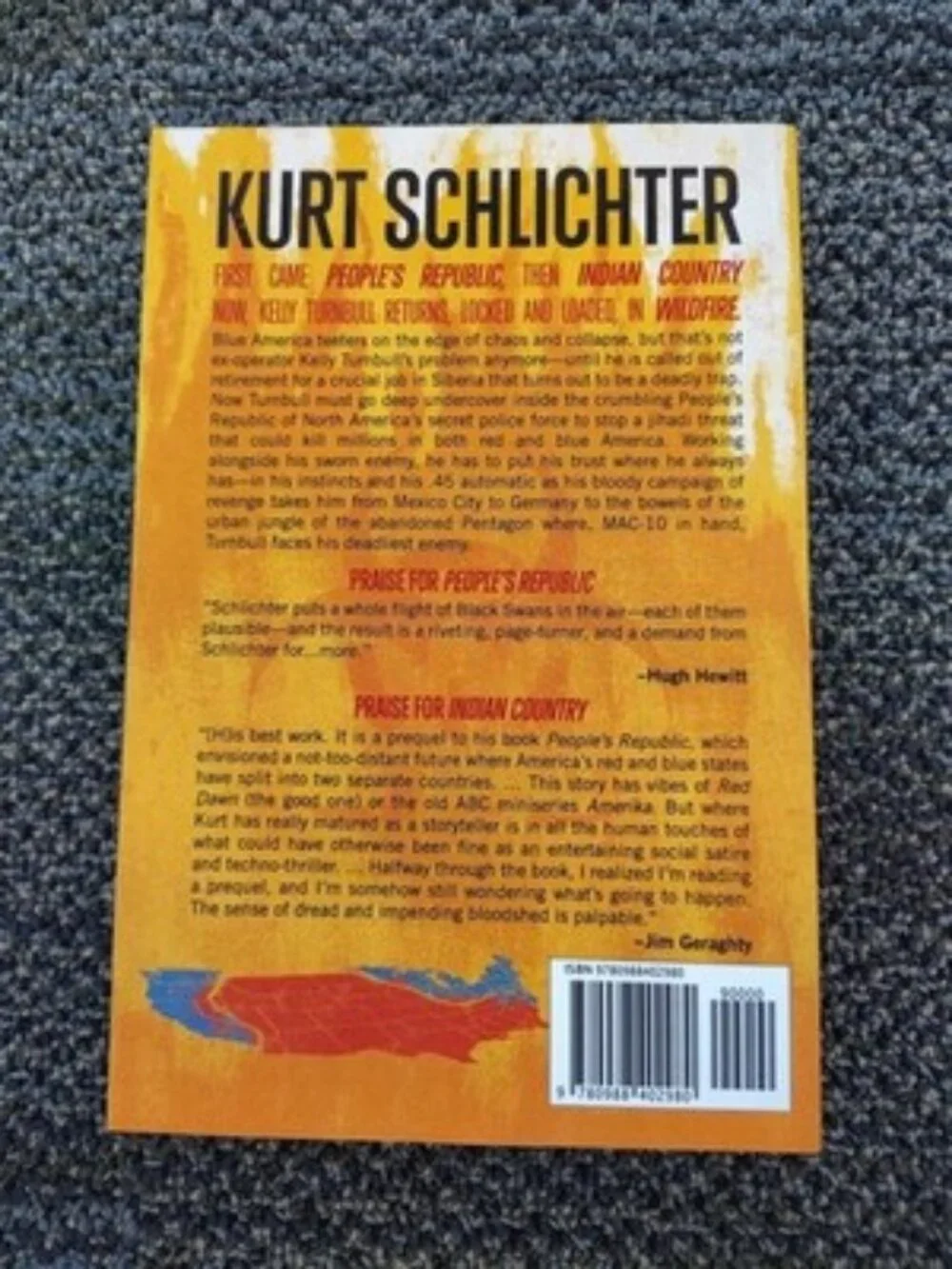 Wildfire (Kelly Turnbull Series Book 3) by Kurt Schlichter - Trade Paperback